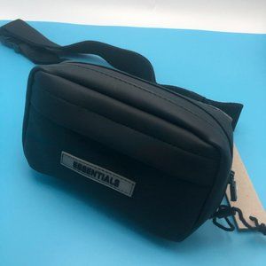 Essentials Black Crossbody Bag